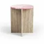 Other tables - Ocel - Other tables - Onyx Rose - 45X45X55 cm - STONE VALLEY