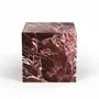 Lawn tables - Gema - Other tables - Rosso Levano marble - 45X45X43 cm - STONE VALLEY