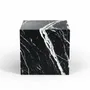 Tables de nuit - Gema - Autres tables - Marbre Nero Maquina - 45X45X43 cm - STONE VALLEY