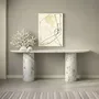 Consoles - Ombrure - Table console - Marbre Statuario Michelangelo Carrara - 160X40X85 cm - STONE VALLEY