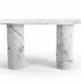 Consoles - Ombrure - Table console - Marbre Statuario Michelangelo Carrara - 160X40X85 cm - STONE VALLEY