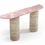 Consoles - Ombrure - Table console - Onyx Rose - 160X40X85 cm - STONE VALLEY