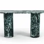 Consoles - Ombrure - Table console - Marbre Verde Alpi - 180X40X85 cm - STONE VALLEY