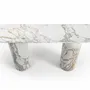 Consoles - Ombrure - Table console - Marbre Calacatta Oro - 180X40X85 cm - STONE VALLEY