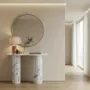 Consoles - Ombrure mini - Table console - Marbre Statuario Michelangelo Carrara - 100X30X85 cm - STONE VALLEY