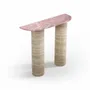 Console table - Ombre mini - Console table - Pink Onyx - 100X30X85 cm - STONE VALLEY