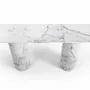 Console table - Ombrure - Console table - Statuario Michelangelo Carrara marble - 180X40X85 cm - STONE VALLEY
