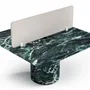 Office furniture and storage - Escalerion - offices - Verde Alpi marble - 140X140X75 cm - STONE VALLEY