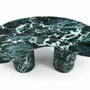 Mobilier et rangements pour bureau - Aérolithite - bureaux - Marbre Verde Alpi - 180X100X75 cm - STONE VALLEY
