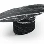 Dining Tables - Valleyra - Dining Tables - Nero Maquina Marble - 180X100X75 cm - STONE VALLEY