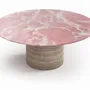 Tables Salle à Manger - Ocel - Tables à manger - Onyx Rose - 180X180X75 cm - STONE VALLEY