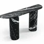 Console table - Ombrure - Console Table - Nero Maquina Marble - 180X40X85 cm - STONE VALLEY