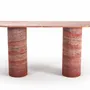Console table - Ombrure - Console Table - Red Travertine - 180X40X85 cm - STONE VALLEY