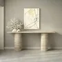 Console table - Ombrure - Console Table - Classic Travertine - 160X40X85 cm - STONE VALLEY