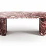 Tables Salle à Manger - Refleko - Tables à manger - Marbre Rosso Levano - 180X100X75 cm - STONE VALLEY
