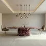 Dining Tables - Valleyra - Dining Tables - Rosso Levano Marble - 200X100X75 cm - STONE VALLEY