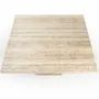 Tables basses - Carrera - Tables basses - Travertin Classique - 90X90X40 cm - STONE VALLEY
