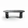 Tables Salle à Manger - Refleko - Tables à manger - Marbre Nero Maquina - 200X100X75 cm - STONE VALLEY
