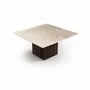 Tables Salle à Manger - Carrera - Tables à manger - Marbre Calacatta Oro - 150X150X75 cm - STONE VALLEY