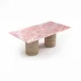 Tables Salle à Manger - Jaspura - Tables à manger - Onyx Rose - 180X90X75 cm - STONE VALLEY