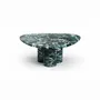 Tables de jardin - Rivage - Tables basses - Marbre Verde Alpi - 100X100X40 cm - STONE VALLEY