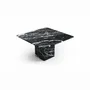 Tables basses - Carrera - Tables basses - Marbre Nero Maquina - 90X90X40 cm - STONE VALLEY