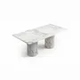Tables basses - Jaspura - Tables basses - Marbre Calacatta Oro - 100X50X40 cm - STONE VALLEY