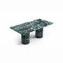 Coffee tables - Jaspura - Coffee Tables - Verde Alpi Marble - 100X50X40 cm - STONE VALLEY