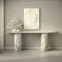 Console table - Ombrure - Console Table - Calacatta Oro Marble - 160X40X85 cm - STONE VALLEY