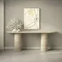 Console table - Ombrure - Console Table - Classic Travertine - 160X40X85 cm - STONE VALLEY
