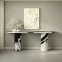 Consoles - Ombrure - Table console - Marbre Panda - 180X40X85 cm - STONE VALLEY