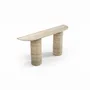 Consoles - Ombrure - Table console - Travertin Classique - 180X40X85 cm - STONE VALLEY