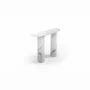 Consoles - Ombrure mini - Table console - Marbre Statuario Michelangelo Carrara - 100X30X85 cm - STONE VALLEY