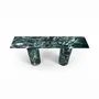 Consoles - Ombrure - Table console - Marbre Verde Alpi - 160X40X85 cm - STONE VALLEY