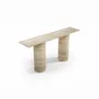 Consoles - Ombrure - Table console - Travertin Classique - 160X40X85 cm - STONE VALLEY