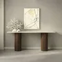 Console table - Ombrure - Console Table - Crema Marble - 160X40X85 cm - STONE VALLEY