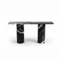 Consoles - Ombrure - Table console - Marbre Nero Maquina - 180X40X85 cm - STONE VALLEY