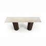 Consoles - Ombrure - Table console - Marbre Crema - 180X40X85 cm - STONE VALLEY