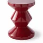 Tabourets - Tabouret Zig Zag ruby red - POLSPOTTEN