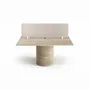 Mobilier et rangements pour bureau - Escalerion - bureaux - Travertin Classique - 140X140X75 cm - STONE VALLEY
