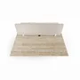 Mobilier et rangements pour bureau - Escalerion - bureaux - Travertin Classique - 140X140X75 cm - STONE VALLEY