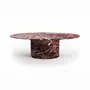 Dining Tables - Valleyra - Dining Tables - Rosso Levano Marble - 240X120X75 cm - STONE VALLEY