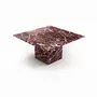 Tables Salle à Manger - Carrera - Tables à manger - Marbre Rosso Levano - 100X100X75 cm - STONE VALLEY