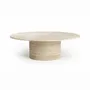 Tables basses - Valleyra - Tables basses - Travertin Classique - 140X80X40 cm - STONE VALLEY