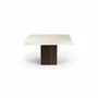 Tables basses - Carrera - Tables basses - Marbre Crema - 70X70X40 cm - STONE VALLEY