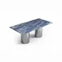 Coffee tables - Jaspura - Coffee Tables - Blue Bahia Granite - 120X60X40 cm - STONE VALLEY