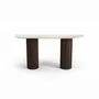 Consoles - Ombrure - Table console - Marbre Crema - 180X40X85 cm - STONE VALLEY
