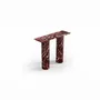 Console table - Ombre mini - Console table - Rosso Levano marble - 100X30X85 cm - STONE VALLEY