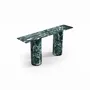 Consoles - Ombrure - Table console - Marbre Verde Alpi - 180X40X85 cm - STONE VALLEY