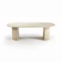 Tables Salle à Manger - Refleko - Tables à manger - Travertin Classique - 240X110X75 cm - STONE VALLEY